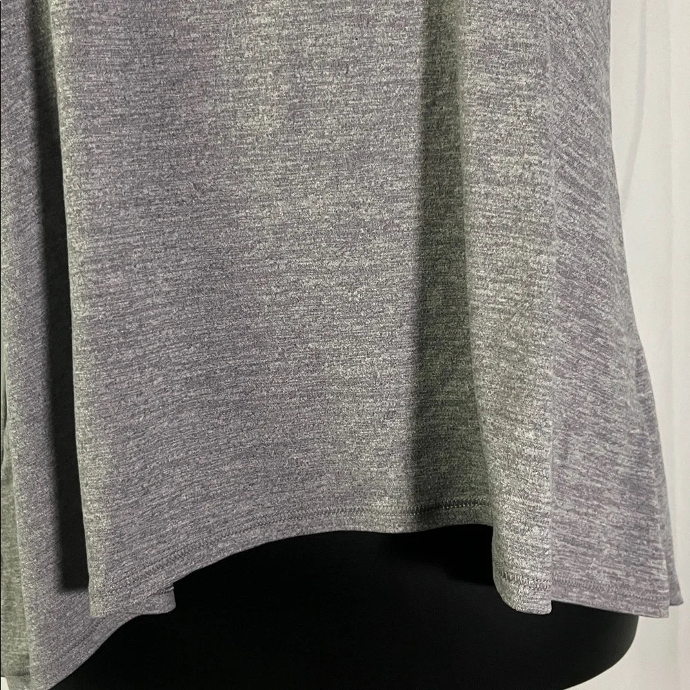 Yogalicious Infinite Plum Purple Split Tie Back Active Tank Top